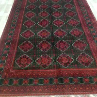 ۶ متری تمام کرک سبز طرح لوزی رنگ طبیعی گلیم دار|فرش|تهران, حر|دیوار