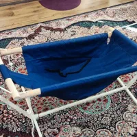 ننو گهواره کودک برند babyla نو و سالم همراه با تشک|اسباب و اثاث بچه|قائم‌شهر, |دیوار