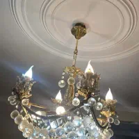 فروش 3 عدد لوستر آنتیک برنجی چشمه نور|لوستر و چراغ آویز|بندر ماهشهر, |دیوار