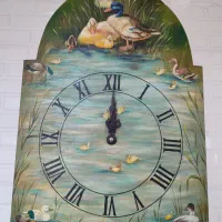 ساعت دیواری تک وزنه انتیک