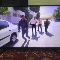 تلویزیون ال ای دی ۴۹ اینچ ال جی و میز تلویزیون|تلویزیون و پروژکتور|داراب, |دیوار