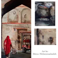 نقاشی|تابلو، نقاشی، عکس|رشت, سعدی (تختی)|دیوار