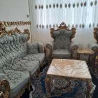 مبل چوب گردو|مبلمان خانگی و میز عسلی|قم, باغ شریفی|دیوار