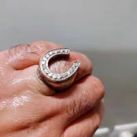 انگشتر  معین و برلیان زمرد