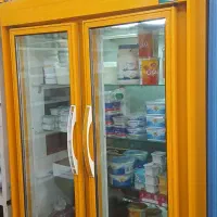 یخچال ویترینی دوطرف طرف نما