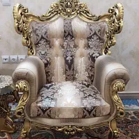 مبل سلطنتی درحدنونو ورق طلا|مبلمان خانگی و میز عسلی|بروجرد, |دیوار