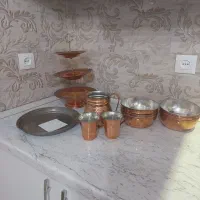 لوازم منزل و دکوری مسی و برنجی|کلکسیون اشیاء عتیقه|همدان, |دیوار