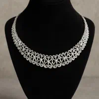 طلا گردنبند فقط ۱۰۰ تومان بالای تابلو کسر نگین|جواهرات|تهران, لاله زار|دیوار