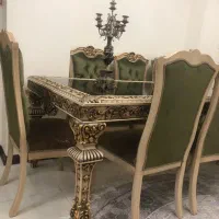 مبلمان کلاسیک هفت نفره با ناهارخوری هشت|مبلمان خانگی و میز عسلی|تهران, استاد معین|دیوار