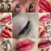 شیدینگ لب و آرایش دائم