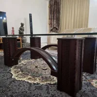 میز با صفحه شیشه