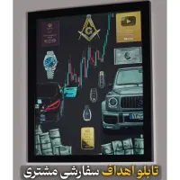 تابلو اهداف دکور قاب ماشینی|تابلو، نقاشی، عکس|بوشهر, |دیوار