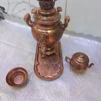 سماور و قوری مسی|سماور، چایساز، قهوهساز|زاهدان, |دیوار