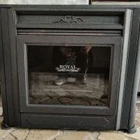 بخاری گازی رویال بسیار شیک بسیار کم استفاده شده