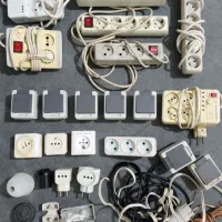 چند راهی برق،محافظ،پریزبرق،سیم