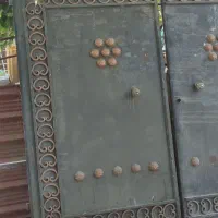 درب حیاطی باغی ماشین رو