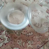 جا میوه شیرینی و بشقاب خورشت خوری