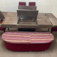 میز نهارخوری ۶ نفره|میز و صندلی غذاخوری|آبیک, |دیوار