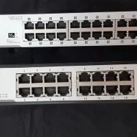 دو دستگاه سوئیچ DLINK  1024D  و ..
