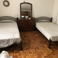 تخت فلزی همراه تشک|تخت و سرویس خواب|تهران, حکمت|دیوار