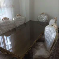میز ناهارخوری استیل ۶نفره