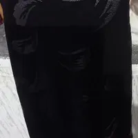 چادر طرح دار مشکی زنانه
