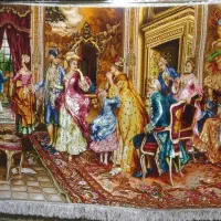 تابلو فرش دستباف بدرقه