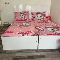 دو عدد سرویس تخت خواب دخترانه