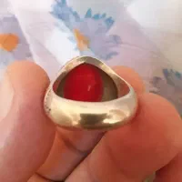 انگشتر عقیق دست ساز|جواهرات|خرم‌آباد, |دیوار