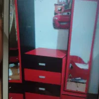 درآور آینه دار 4 کشو بزرگ جادار