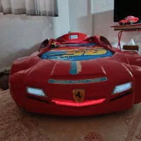 تخت کودک و نوجوان طرح ماشین|تخت و سرویس خواب|شهریار, یوسف آباد صیرفی|دیوار