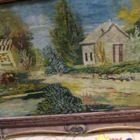 تابلو منظره دستبافت|تابلو فرش|تهران, خانی آباد نو شمالی|دیوار