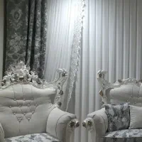 پرده پیلیسه با والان ها و سایه هاش|پرده، رانر، رومیزی|اسلام‌شهر, مظفریه|دیوار