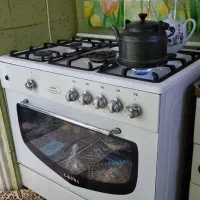 اجاق گاز پنج شعله طرح فر