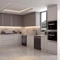 کابینت MDF با طراحی 3D قبل از اجرا پرند|مصالح و تجهیزات ساختمان|پرند, |دیوار