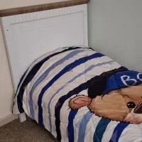 تخت نوزاد نوجوان آپادانا با روتختی و پرده