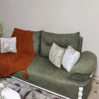 مبل و نهارخوری ست همراه با میز جلومبلی و عسلی