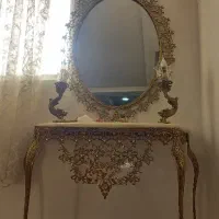 آینه شمعدان برنز کامل برنز
