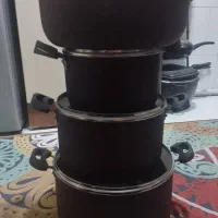 سرویس قابلمه تفلون هفت پارچه