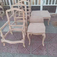 ۲۰ دست میز فرانسوی چوب راش|میز و صندلی غذاخوری|تویسرکان, |دیوار