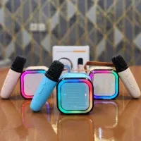 اسپیکر k12 یک میروفون و دو میکروفون بلوتوثی