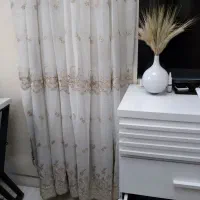 پرده آماده سالم در حد نو بدون پارگی