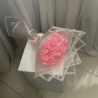 دسته گل روبانی