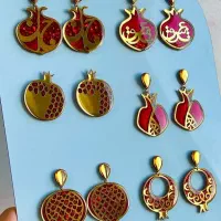 اکسسوری گوشواره وست کامل رزینی  و....