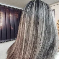 مدل مش و هایلایت وکوتاهی ومیکاپ شنیون و اصلاح ابرو