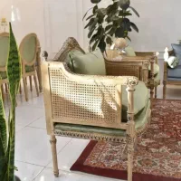 مبل کلاسیک مدل کاجی حصیری|مبلمان خانگی و میز عسلی|چهاردانگه (تهران), |دیوار