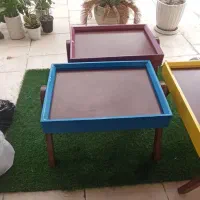 سه عدد عسلی  خوش رنگ|مبلمان خانگی و میز عسلی|رشت, گلباغ نماز|دیوار