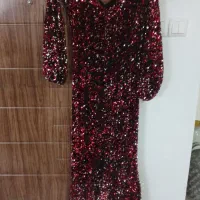 لباس مجلسی پولکی بسیار تن خور زیبا|لباس|فردیس, شهرک ناز|دیوار