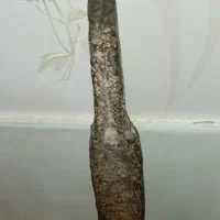 شاقول گنج یابی قدیمی و میخ فولادی قجری|کلکسیون اشیاء عتیقه|کاشمر, |دیوار