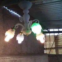 لوستر|لوستر و چراغ آویز|نیشابور, مدرس|دیوار